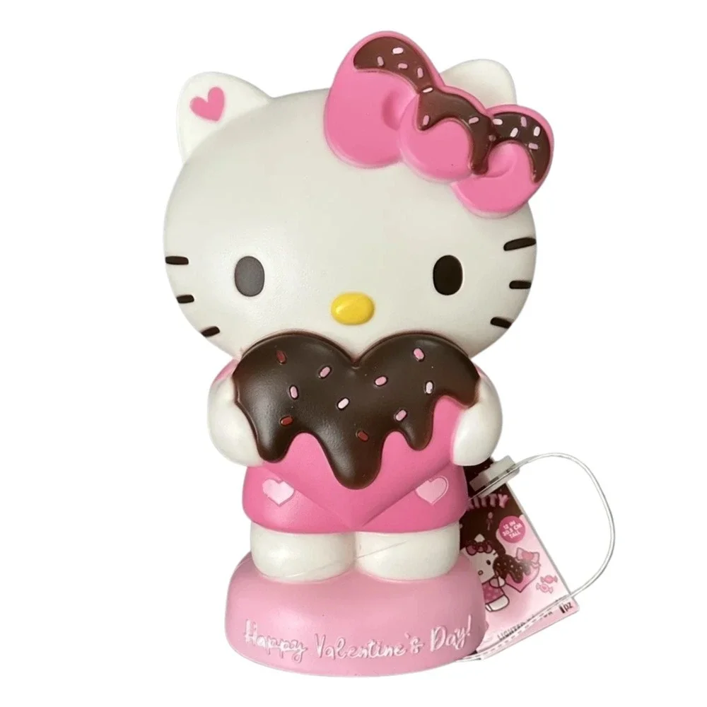 Hello Kitty‎ Valentine Blow Mold Lamp Light Battery Operated Sanrio Decor